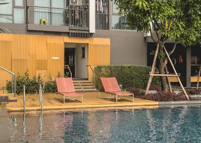 アパート Modern 2br Thong Lo Bts With Pool, Gym Sauna